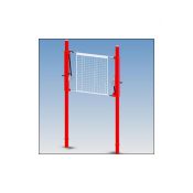 Poteaux de Volley-ball intérieur en aluminium 3–½po (3.5 pouces) avec treuils (2)