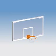 Panneau de basketball en verre