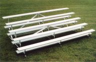 Gradins extérieurs en aluminium 15 pieds (4.57m) - 3 rangés
