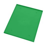 Fond de vestiaire/casier en plastique 12po x 15po vert
